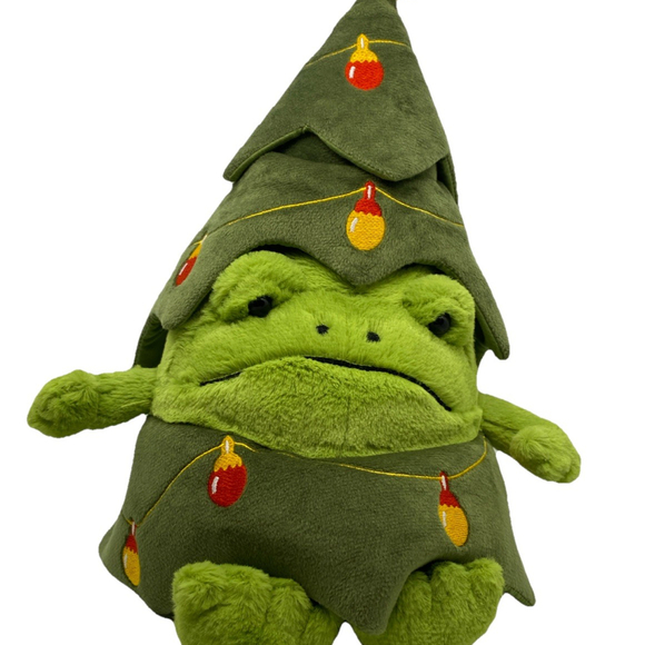 JELLYCAT CHRISTMAS TREE RICKY RAIN FROG New Plush Collectible Toy Gift Authentic - Picture 1 of 12